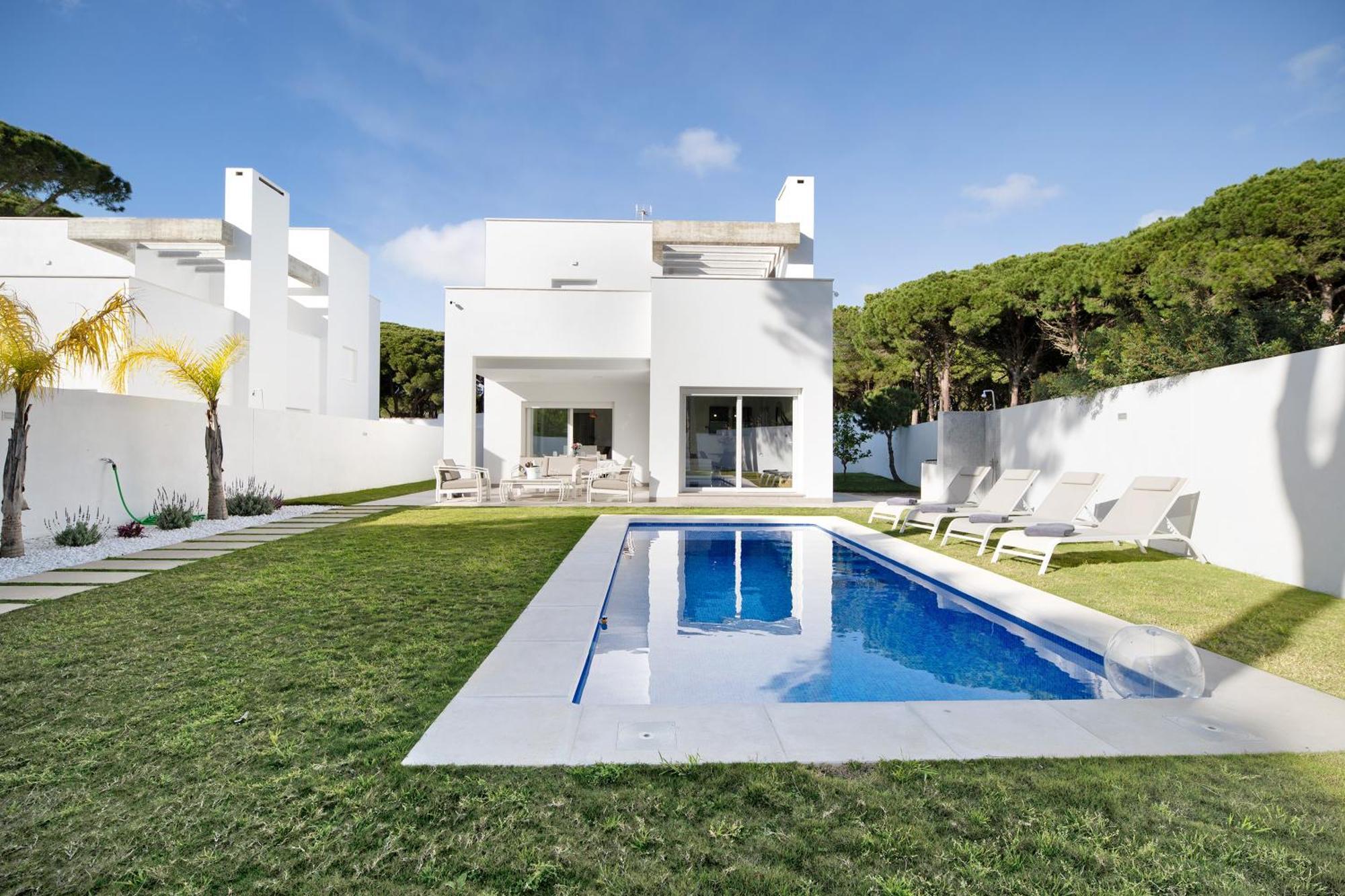 Villa Moderna En Chiclana Chiclana de la Frontera Bagian luar foto