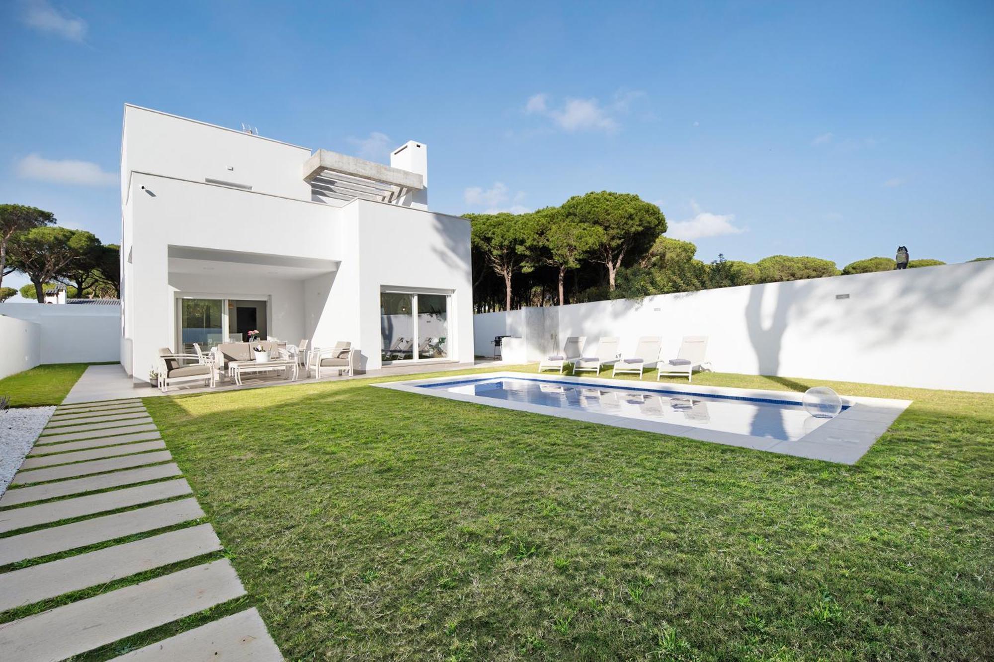 Villa Moderna En Chiclana Chiclana de la Frontera Bagian luar foto
